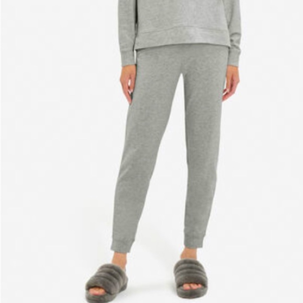 New Ugg Kylo Micro Terry Jogger Women’s Size S, Gray Heather Color